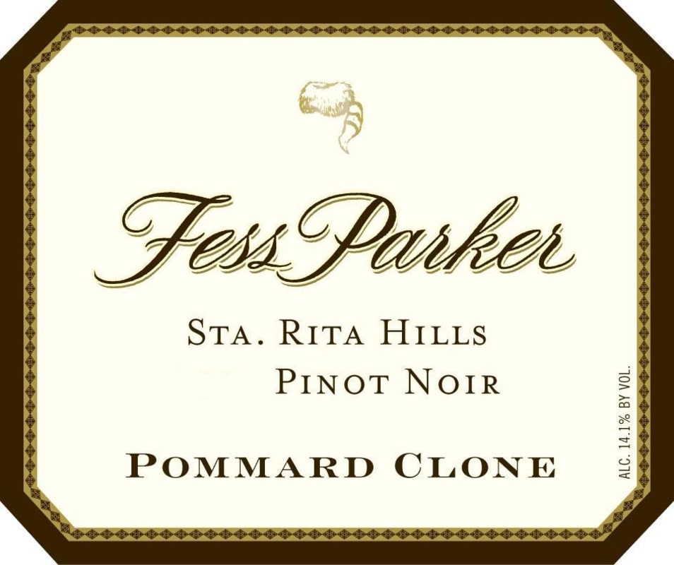Fess Parker Pommard Clone Pinot Noir 2010 Front Label