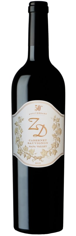 ZD Wines Cabernet Sauvignon 2018 Front Bottle Shot