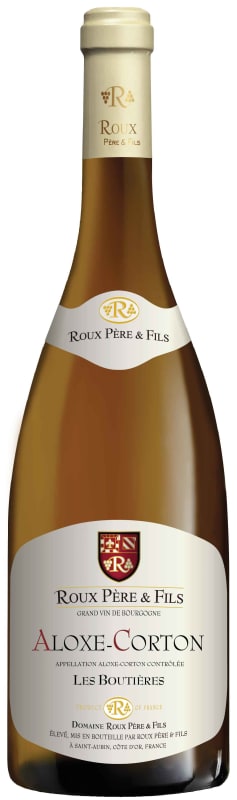 Domaine Roux Pere & Fils Aloxe-Corton Les Boutieres Blanc 2021 Front Bottle Shot
