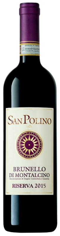 San Polino Brunello di Montalcino Riserva 2015 Front Bottle Shot