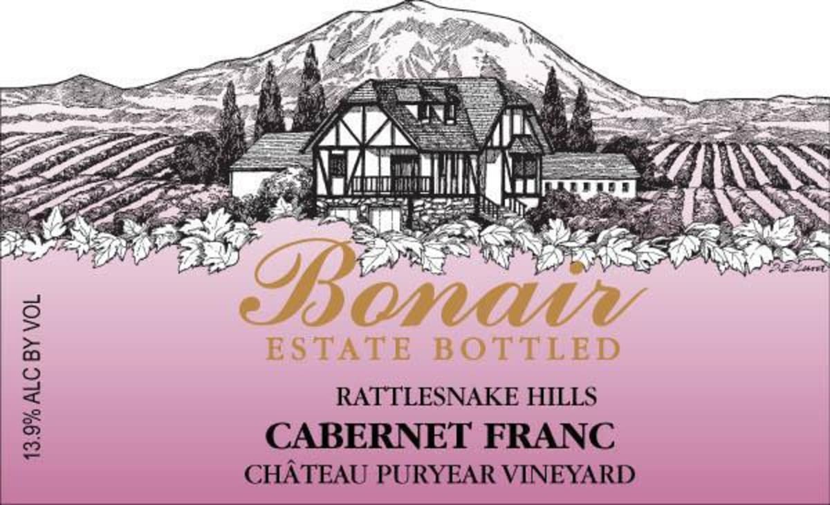 Bonair Winery Frankensauv Cabernet Franc 2012 Front Label