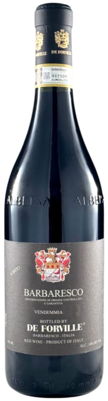 De Forville Barbaresco Vigneto Loreto 2021 Front Bottle Shot