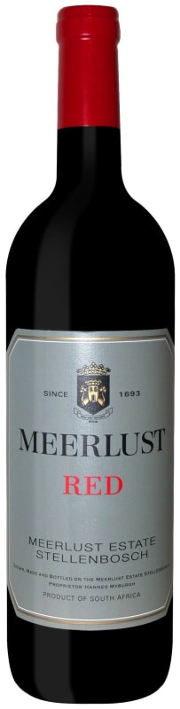 Meerlust Red Blend 2018 Front Bottle Shot