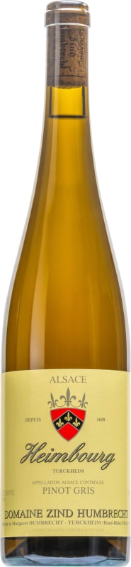 Zind-Humbrecht Heimbourg Pinot Gris 2023 Front Bottle Shot