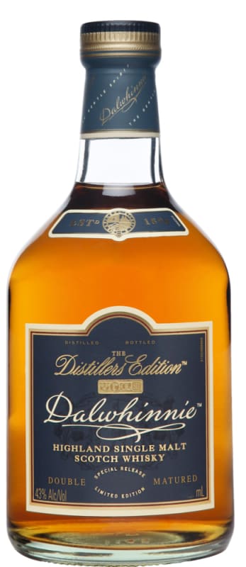 Dalwhinnie Distillers Edition Single Malt Scotch Whisky 2004 Front Bottle Shot