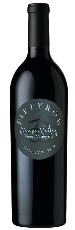 Fiftyrow Vineyards Moon Merlot 2019 Front Bottle Shot