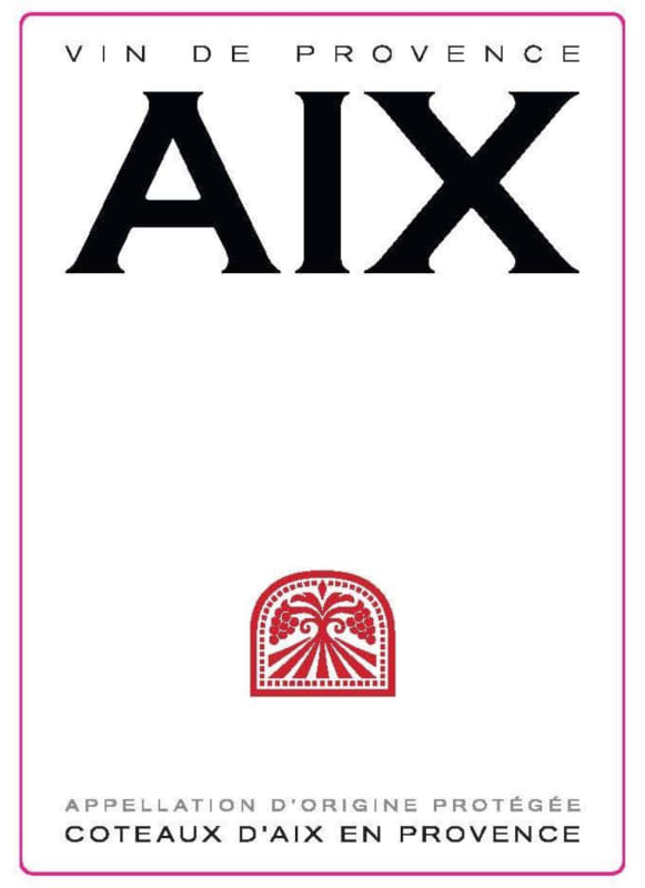 AIX Rose (3 Liter Bottle) 2021 Front Label