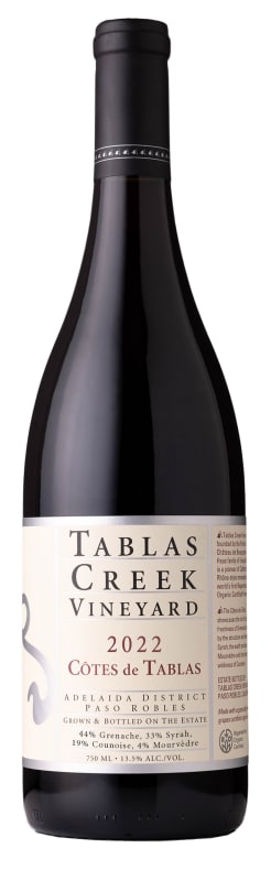 Tablas Creek Cotes de Tablas Rouge 2022 Front Bottle Shot