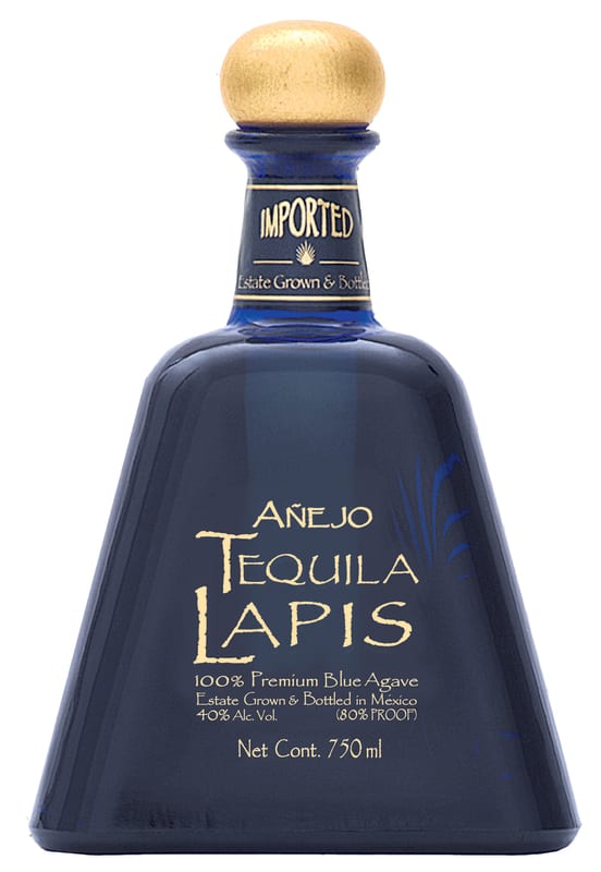 Lapis Anejo Tequila Front Bottle Shot