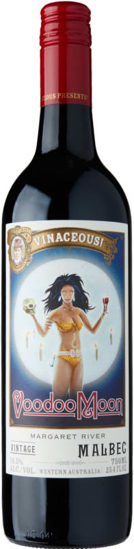 Vinaceous Voodoo Moon Malbec 2017 Front Bottle Shot