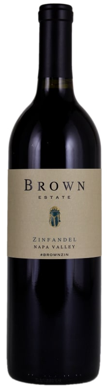 Brown Estate Zinfandel 2014 Front Bottle Shot