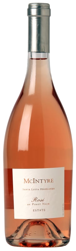 McIntyre Rose of Pinot Noir 2017 Front Bottle Shot