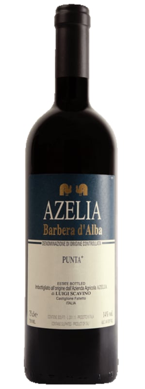 Azelia Barbera d'Alba Vigneto Punta 2016 Front Bottle Shot