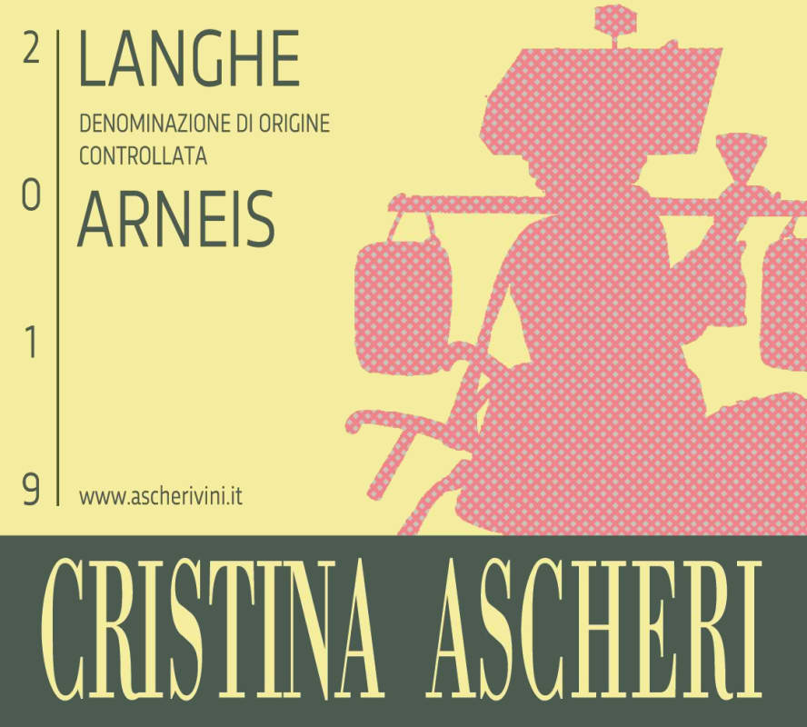 Ascheri Cristina Ascheri Langhe Arneis 2019 Front Label