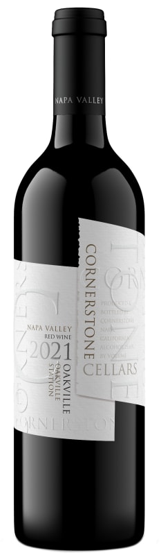 Cornerstone Cellars Oakville Station Red Wine 2021 Front Bottle Shot
