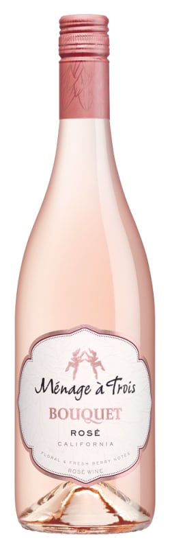 Menage a Trois Bouquet Rose 2022 Front Bottle Shot