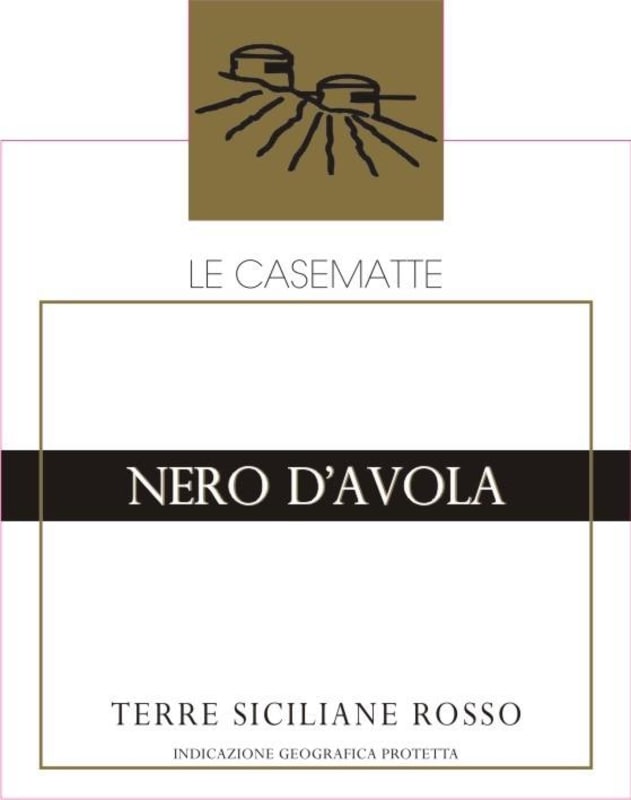 Le Casematte Nero d'Avola 2016 Front Label