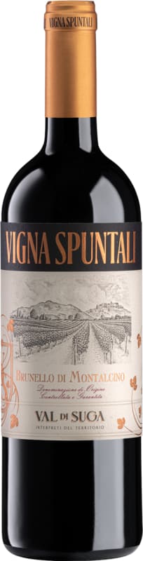 Val di Suga Vigna Spuntali Brunello di Montalcino 2018 Front Bottle Shot