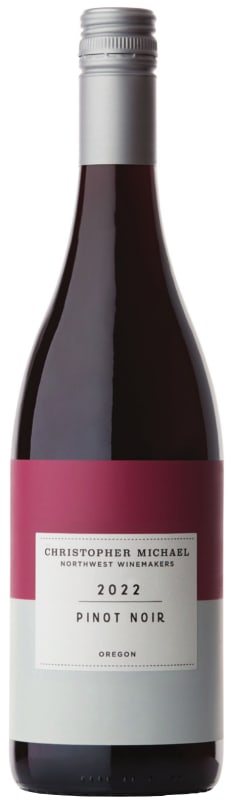 Christopher Michael Pinot Noir 2022 Front Bottle Shot