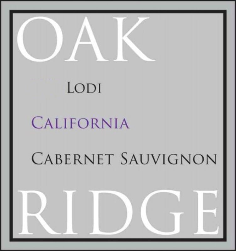 Oak Ridge Winery Cabernet Sauvignon 2012 Front Label