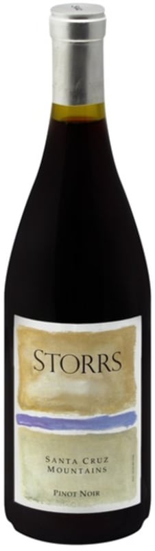 Storrs Santa Cruz Mountains Pinot Noir 2014 Front Bottle Shot