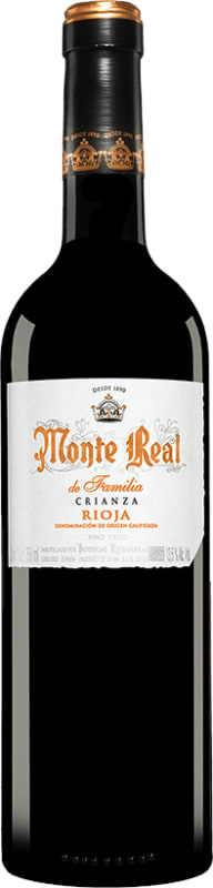 Bodegas Riojanas Monte Real Crianza 2016 Front Bottle Shot