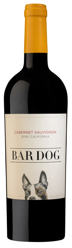 Bar Dog Cabernet Sauvignon 2018 Front Bottle Shot