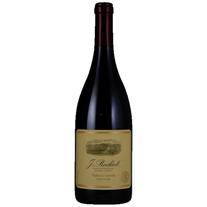 Rochioli Three Corner Pinot Noir 2019 Front Bottle Shot