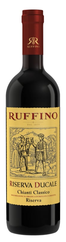 Ruffino Ducale Chianti Classico Riserva 2018 Front Bottle Shot