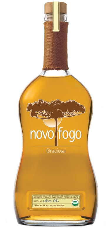 Novo Fogo Graciosa Cachaca Front Bottle Shot