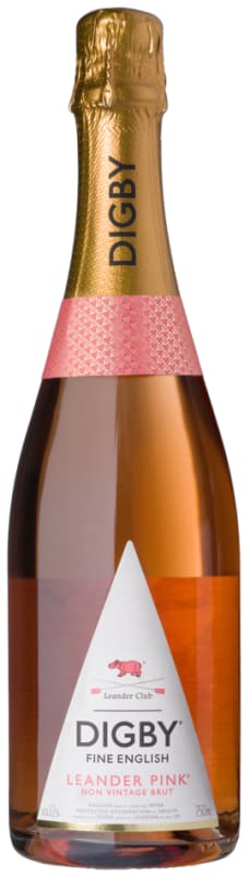 Digby Fine English Leander Pink Brut Front Bottle Shot