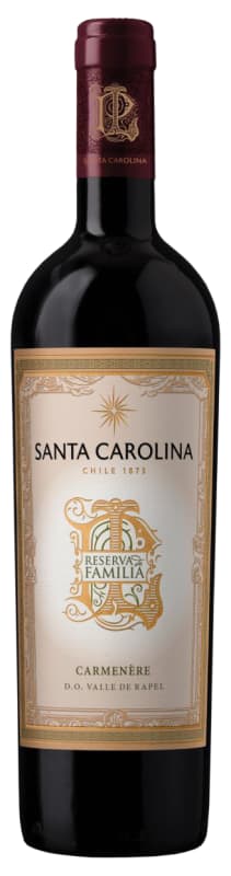 Santa Carolina Reserva de Familia Carmenere 2018 Front Bottle Shot