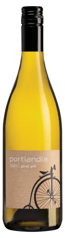 Portlandia Winery Pinot Gris 2025 Front Bottle Shot
