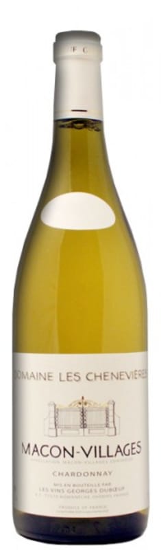 Duboeuf Macon-Villages Domaine les Chenevieres 2018 Front Bottle Shot