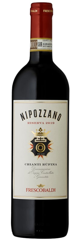 Frescobaldi Nipozzano Chianti Rufina Riserva 2019 Front Bottle Shot