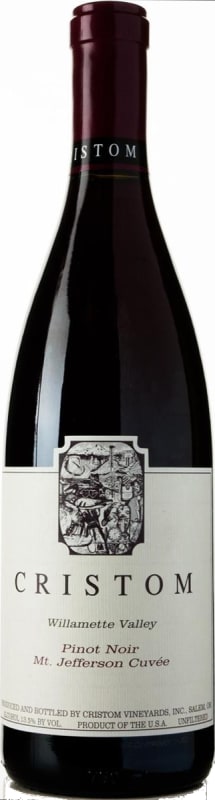 Cristom Mt. Jefferson Cuvee Pinot Noir 2016 Front Bottle Shot