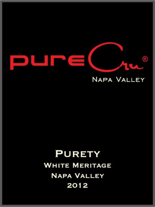 PureCru Napa Valley Purety White 2012 Front Label