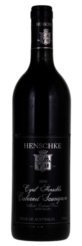 Henschke Cyril Cabernet Sauvignon 2000 Front Bottle Shot