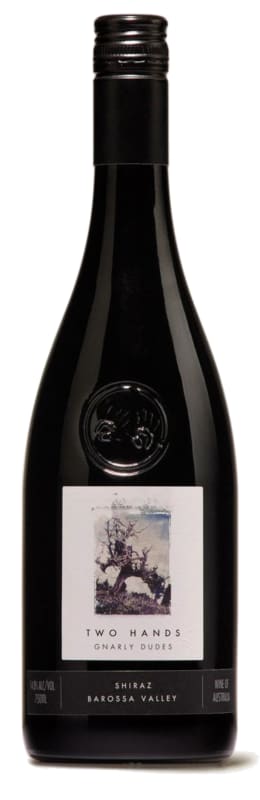 Two Hands Gnarly Dudes Shiraz 2018 Front Bottle Shot