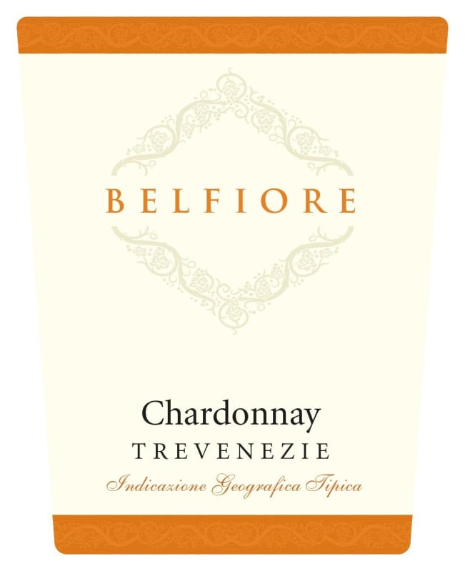Belfiore Trevenezie Chardonnay 2017 Front Label