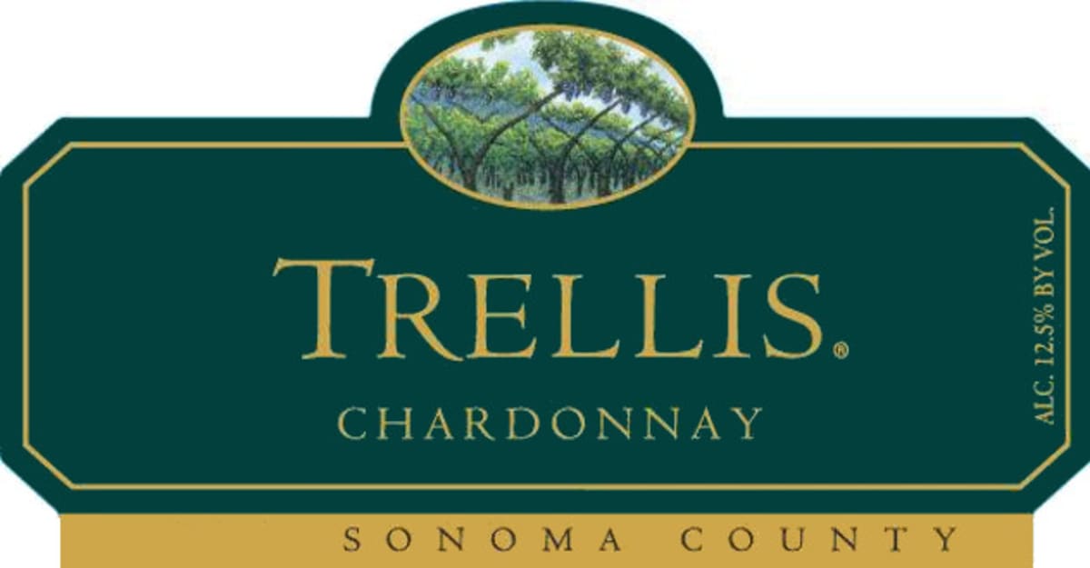 Trellis Chardonnay 2013 Front Label