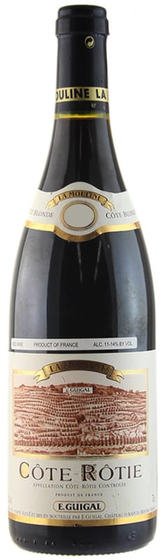 E. Guigal Cote Rotie La Mouline 1998 Front Bottle Shot