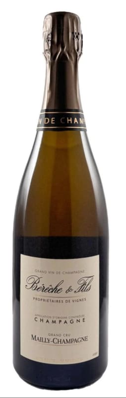 Bereche & Fils Mailly Grand Cru 2020 Front Bottle Shot