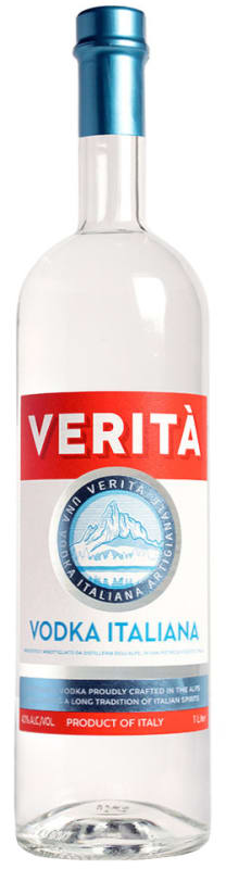 Verita Vodka Italiana (1 Liter) Front Bottle Shot