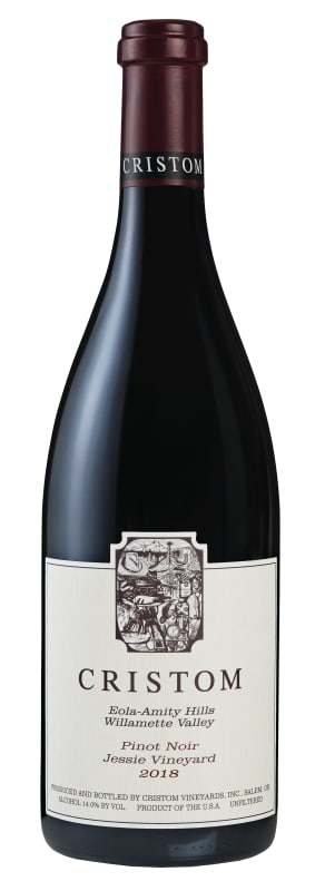 Cristom Jessie Vineyard Pinot Noir (375ML half-bottle) 2018 Front Bottle Shot