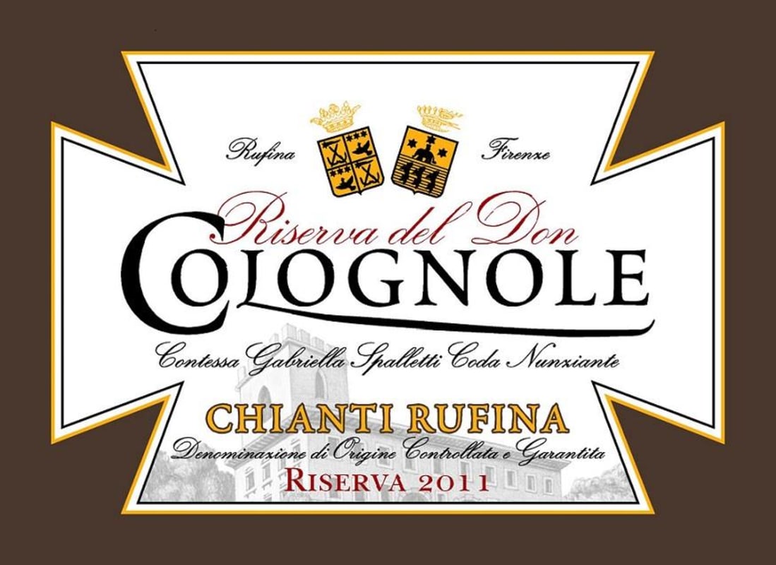 Colognole Chianti Rufina Riserva 2011 Front Label
