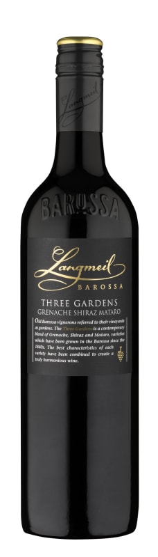 Langmeil Three Gardens Grenache-Shiraz-Mataro 2021 Front Bottle Shot