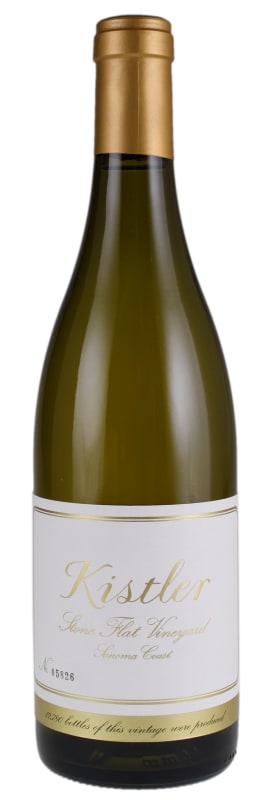 Kistler Vineyards Stone Flat Vineyard Chardonnay 2017 Front Bottle Shot