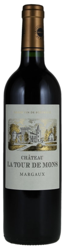 Chateau La Tour De Mons 2018 Front Bottle Shot