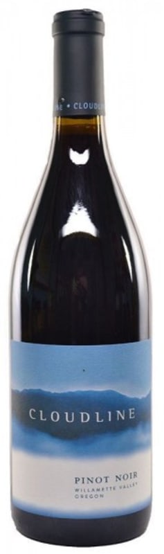 Cloudline Pinot Noir 2018 Front Bottle Shot